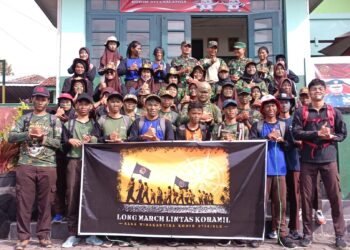 Saka Wira Kartika Kodim 0714 /Salatiga Gelar Longmarch Lintas Koramil