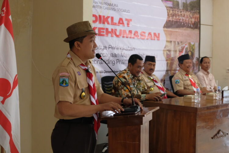 Dorong Rebranding Pramuka Melalui Diklat Kehumasan bagi Kwartir Ranting se-Sidoarjo