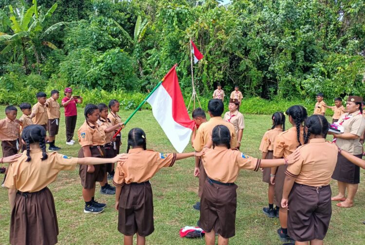 Gudep Pangkalan SDN 2 Tengkudak Gelar Persari