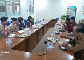 Kwarda Lampung Terima Kunjungan Gudep Pangkalan UIN Intan Lampung