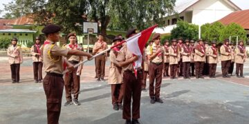 Gudep Pangkalan SMAN 1 Darul Imarah Gelar Pelantikan Bantara