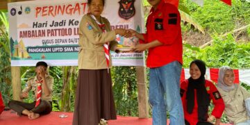 Ambalan Pattolo Lipu-Andi Depu Pangkalan SMAN 1 Karossa Rayakan Ulta Ke-10