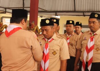 Pengurus Mabiran dan Kwarran Mrebet Resmi Dilantik
