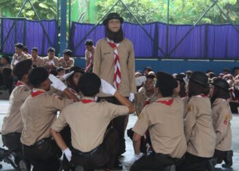 Gudep Pangkalan SMAN I Bukateja Gelar Pelantikan Penegak Bantara