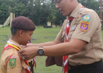 Kemah Blok SMPN 23 Pekanbaru Diikuti 360 Peserta