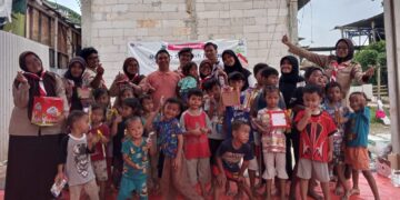 Ambacana Universitas Indraprasta PGRI Gelar Aksi Mengajar Hasta Karya Bagi Anak PAUD