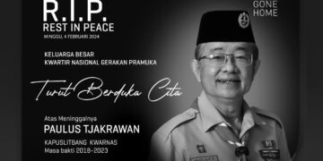 Kapuslitbang Kwarnas Kak Paulus Tjakrawan Taningdjaja Meninggal Dunia