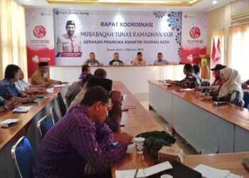 Kwarda Aceh Gelar Rakor Musabaqah Tunas Ramadhan ke XXIII 2024