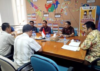 Kwarnas Terima Audiensi Kwarcab Hulu Sungai Selatan