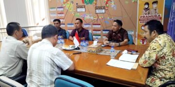 Kwarnas Terima Audiensi Kwarcab Hulu Sungai Selatan