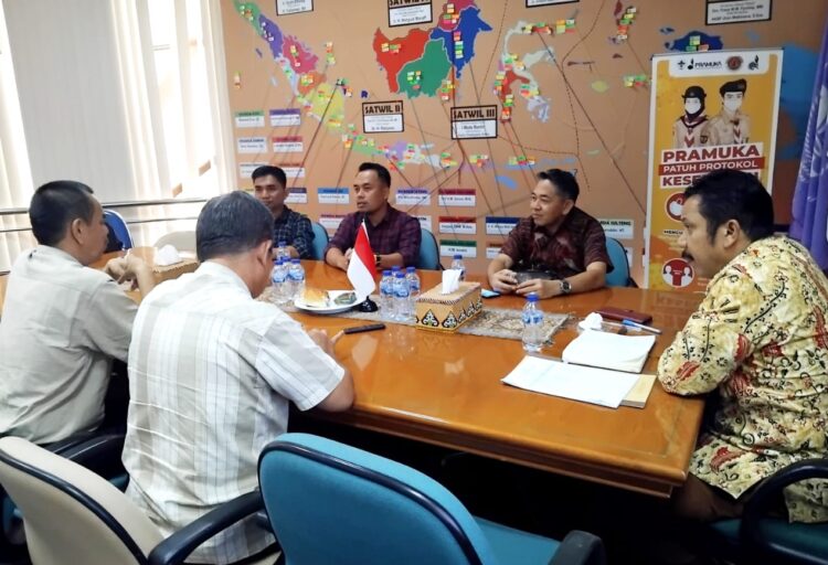 Kwarnas Terima Audiensi Kwarcab Hulu Sungai Selatan