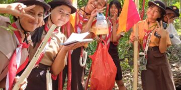 Gudep Pangkalan SMP I Tumpaan Sukses Gelar Perkemahan Penggalang