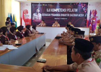 Kwarda Aceh Gelar Uji Kompetensi Pelatih Pramuka