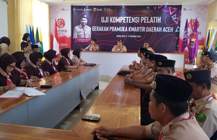 Kwarda Aceh Gelar Uji Kompetensi Pelatih Pramuka
