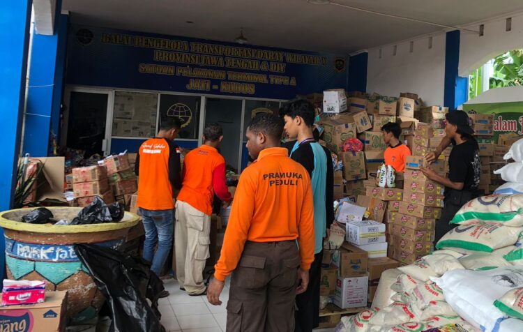 Kwarcab Grobogan Kirim Relawan Banjir Demak