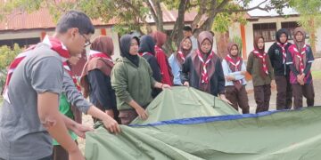 Gudep Pangkalan SMAN I Darul Imarah Siapkan Diri Ikuti Kemsama Aceh Besar