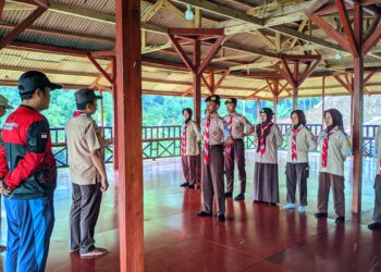 Kwartir Ranting Ciawi Gelar Rekrutmen Anggota Pramuka Peduli.