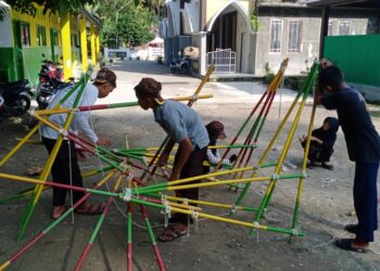 Pramuka Gudep Pangkalan MTs Al Hidayah Bakke Antusias Ikuti Latihan Rutin