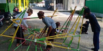 Pramuka Gudep Pangkalan MTs Al Hidayah Bakke Antusias Ikuti Latihan Rutin