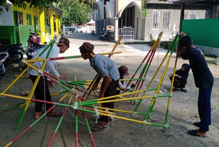 Pramuka Gudep Pangkalan MTs Al Hidayah Bakke Antusias Ikuti Latihan Rutin