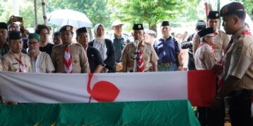 Sekjen Kwarnas Pimpin Upacara Pemakaman Jenazah Kak Fadjar Panjaitan