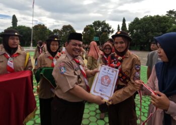 Kwarcab Bengkulu Selatan Gelar Baden Powell Day & Pelantikan Pramuka Garuda
