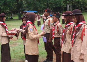 Gudep Pangkalan MTsN 3 Pandeglang Gelar Kemah Akbar di Buperta Cibubur