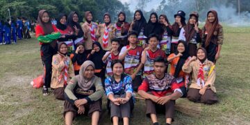 Baden Powell Day, Pramuka Kwarcab Belitung Lakukan Aksi Bersih-Bersih TPU