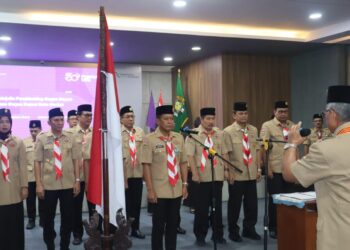 Ketua Kwarda Sumut Lantik Kamabigus Pangkalan Universitas Sumatera Utara