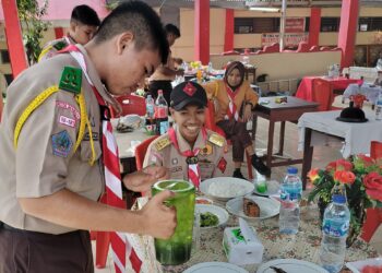 BP Day, Gudep Pangkalan SMAN 4 Manado Gelar Lomba Memasak