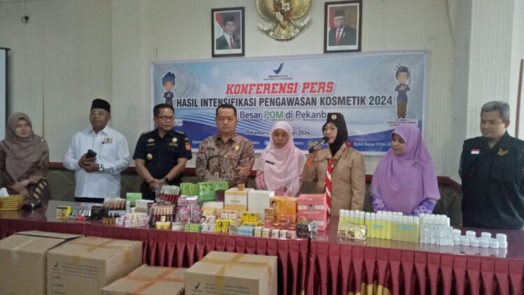 Balai Besar POM di Pekanbaru Temukan 246 Item Produk Kosmetik Ilegal