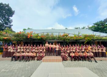 Kwarran Binawidya gelar Upacara Peringatan Hari Baden Powell ke-167