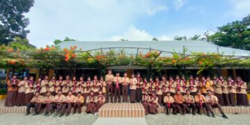 Kwarran Binawidya gelar Upacara Peringatan Hari Baden Powell ke-167