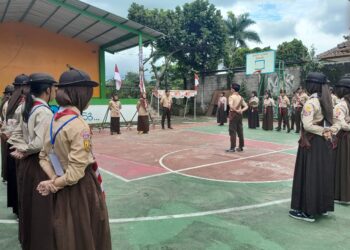 Gelar Dianpinru, Gudep Pangkalan SMPN I Siap Cetak Pemimpin Handal