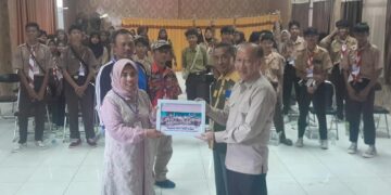 Laksanakan Studi Wisata, Gudep Pangkalan SMPN 2 Dente Teladas Kunjungi Kwarda Lampung