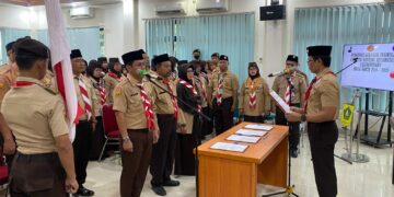 Ketua Kwarcab Bogor Lantik Mabiran Cibungbulang