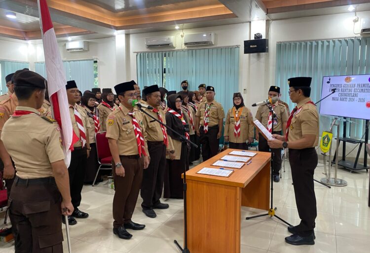Ketua Kwarcab Bogor Lantik Mabiran Cibungbulang