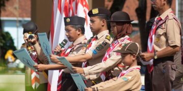 Ribuan Pramuka Garuda Banjarnegara Dilantik