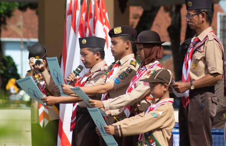 Ribuan Pramuka Garuda Banjarnegara Dilantik