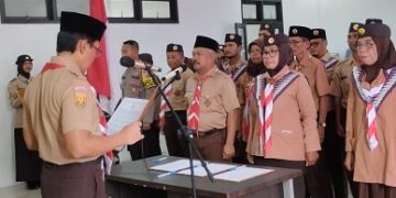 Ketua Kwarcab Bogor Lantik Pengurus Mabiran Ciomas