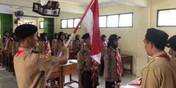 Gudep Pangkalan SMK Bina Teknika Cileungsi Lantik Dewan Ambalan