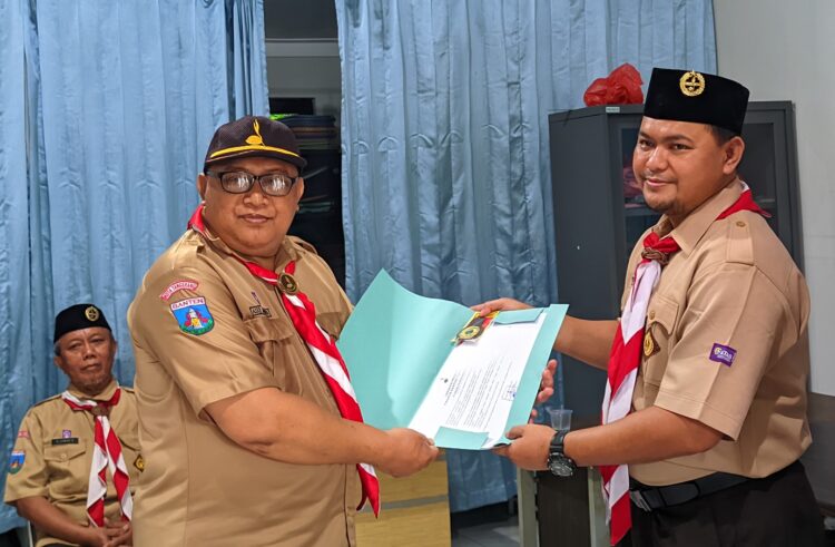 Momentum Hari Tunas, Kwarran Tangerang Lantik 9 Kepengurusan Gugus Depan