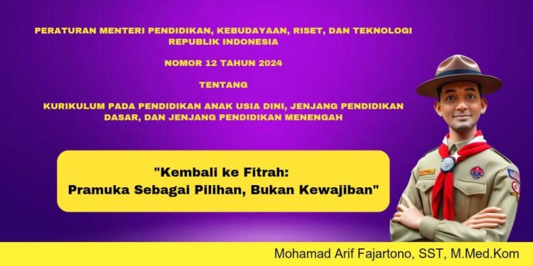 Kembali ke Fitrah: Pramuka Sebagai Pilihan, Bukan Kewajiban