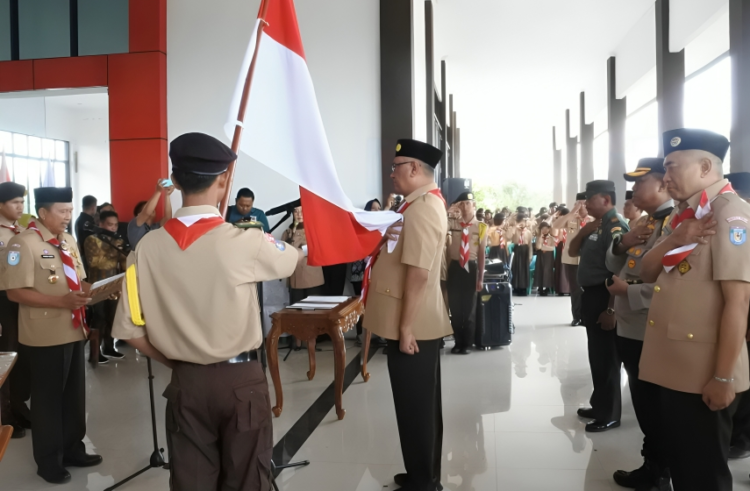 Ketua Kwarda Bengkulu Lantik Ketua Mabicab Gerakan Pramuka Bengkulu Tengah