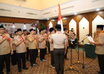 Ketua Kwarnas Lantik Mabi dan Pimpinan Sako Pramuka Ma’arif NU Tingkat Nasional