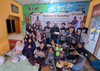 Gelar Event Ramadhan 1445 H, Pramuka Unri salurkan donasi ke Panti Asuhan Al-Muzakki