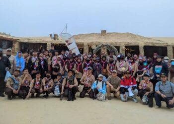 Hebat! Sekolah Indonesia Kairo Selenggarakan Kemah Pramuka