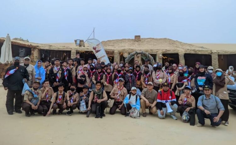 Hebat! Sekolah Indonesia Kairo Selenggarakan Kemah Pramuka