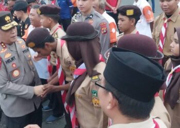 Kwarda Lampung Hadiri Apel Gelar Pasukan Operasi Ketupat Krakatau 2024