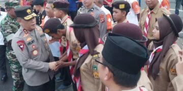 Kwarda Lampung Hadiri Apel Gelar Pasukan Operasi Ketupat Krakatau 2024